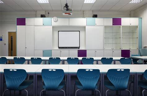 Front View Of A Classroom In Putney High School With Bespoke Teaching