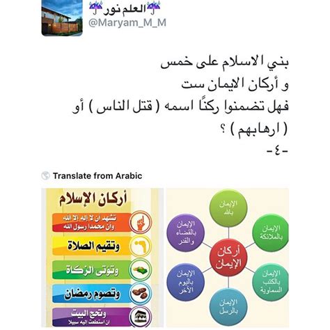 انشطة اركان الاسلام ورق العمل. ورقة عمل عن مراتب الدين