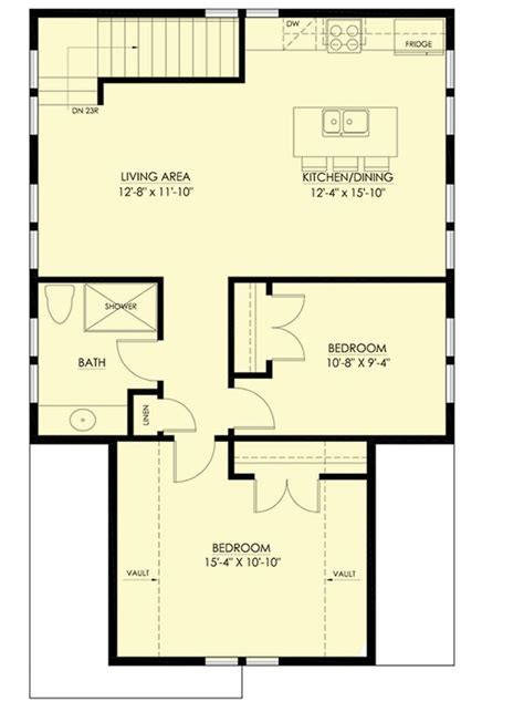Plan 270022af 2 Bed Garage Apartment With Rv Garage Barn Homes Floor
