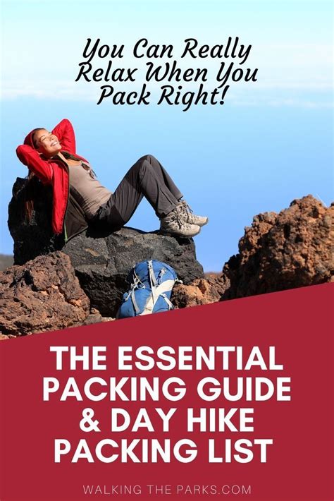 What To Pack For A Day Hike The Ultimate Hiking Packing List Walking