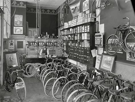 Bsa Brand Birmingham Small Arms Company Bicycle Shop England 1910