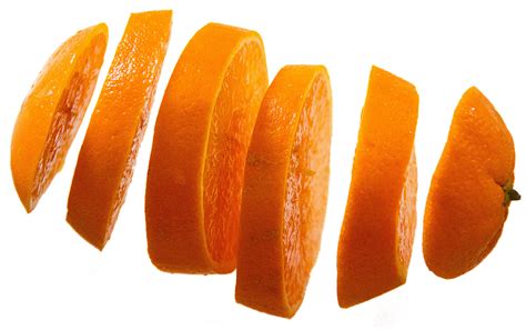 One Orange In Many Slices Png Image Purepng Free Transparent Cc0