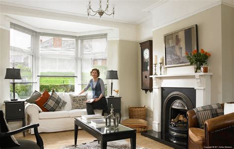 Janet Hamilton In The Living Room Of Her Newly Refurbished 1930s Semi
