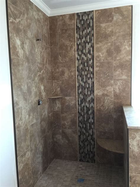 Waterfall In Shower Elegant Accents Tile And Design Elegant Tiles