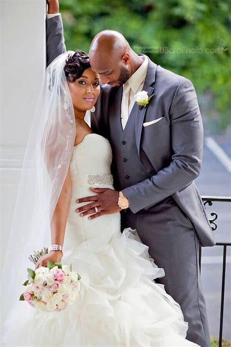 African American Bride And Groom Wedding Poses Wedding Groom Wedding