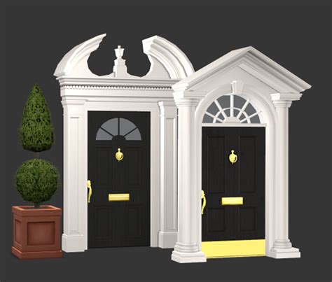 Mod The Sims Colonial Door Arch The Sims 4 Pc Sims 4 Mm My Sims