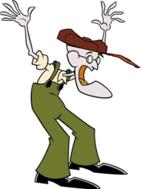Courage apparently has very little, although he always fights his cowardice and comes through for his owner. Eustace Bagge - Courage the Cowardly Dog