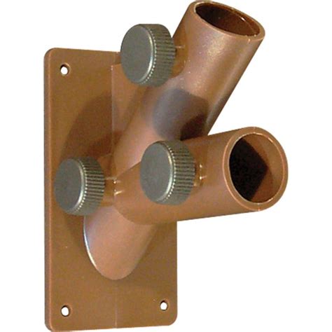 Each piece is hand crafted and is build to last. Prime-Line 1 in. 2-Position Brown Plastic Flagpole Bracket-U 10253 - The Home Depot
