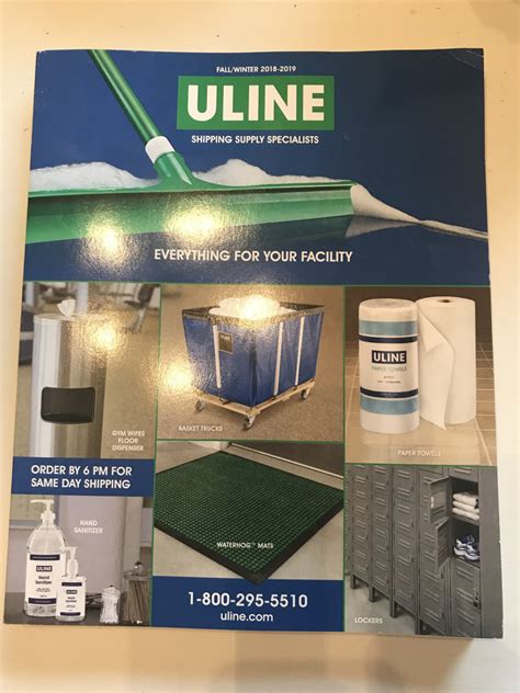 Uline Shipping Supply Specialists Catalog Fallwinter 2018 2019