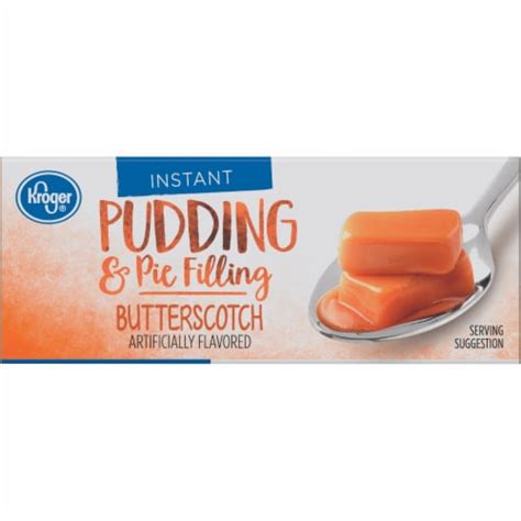 Kroger Butterscotch Instant Pudding And Pie Filling 35 Oz Smiths