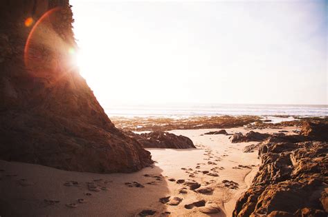 Free Images Beach Sea Coast Sand Rock Ocean Sunshine Sunset Sunlight Morning Shore