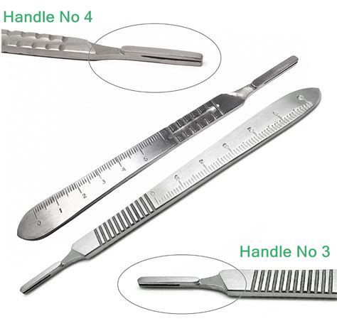 Scalpel Graduated Handle No3 No4 Surgical Knife Stainless Steel