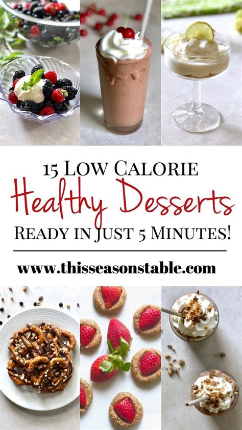 15 Healthy Desserts Low Calorie And Done In 5 Minutes Healthy