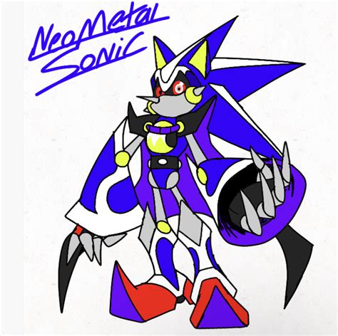 Neo Metal Sonic Redesign By Calebartboy15 On Deviantart