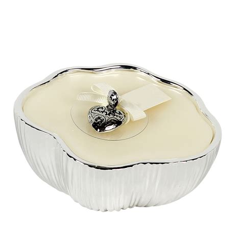 Home Products Amore Silver Plated Shaped Candle Linfa Soothing