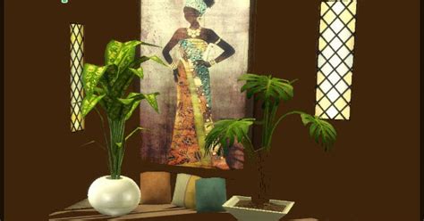 Sims 4 Ccs The Best Africa Paintings By Lyrionsola Blackys Sims Zoo