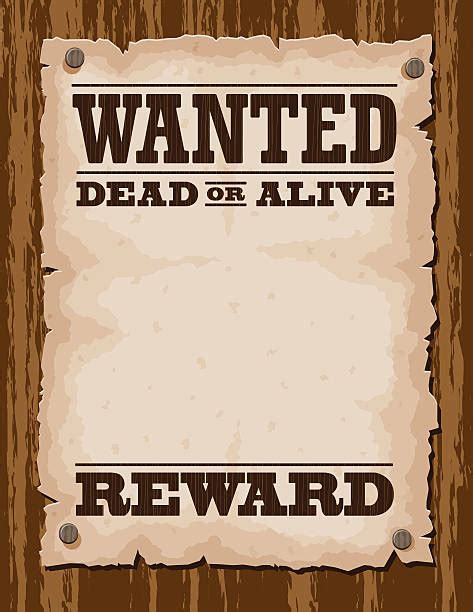 Wanted Poster Clip Art Vector Images And Illustrations Istock