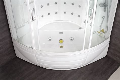 They make you feel amazing, too. 87″ CORNER STEAM SHOWER WHIRLPOOL TUB WITH 18 JETS ...