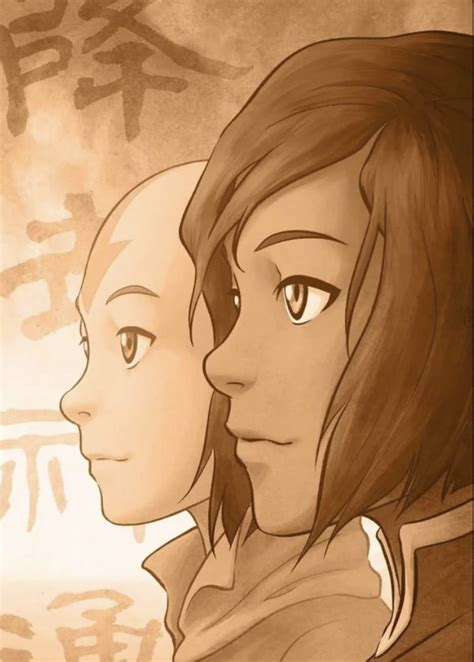 Daily Aang On Twitter Aang And Korra Official Art By Atla Writer Bryan