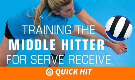 Training The Middle Hitter For Serve Receive The Art Of Coaching