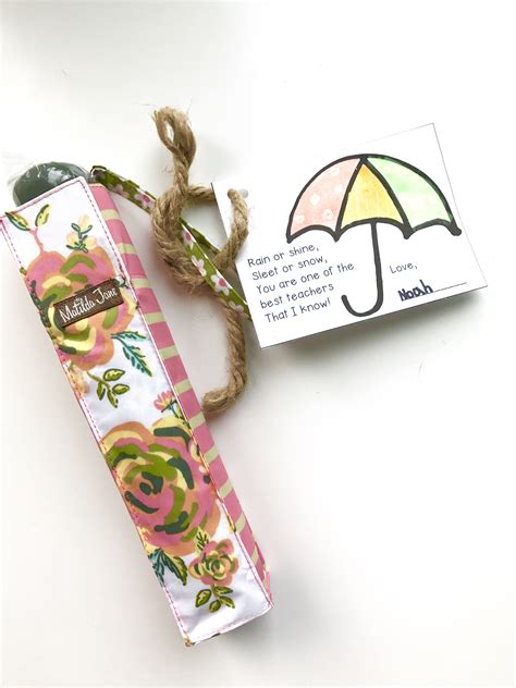 Maybe you would like to learn more about one of these? Teacher Appreciation Gift: Umbrella and Gift Tag ...