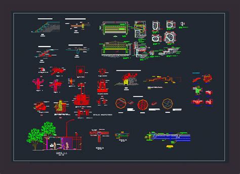 Mobiliario Urbano En Autocad Librer A Cad