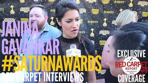 Janina Gavankar Starwarsbattefrontii Interviewed At The 43rd Annual