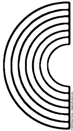 Our coloring pages require the free adobe acrobat reader. Rainbow Drawing Template at GetDrawings | Free download