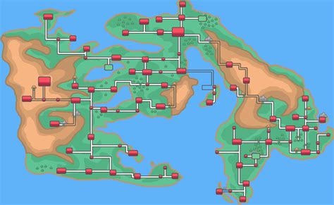Pokemon Map Europolis Region By Raydeon1 On Deviantart