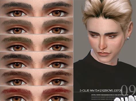 Sims 4 Male Eyebrows Cc