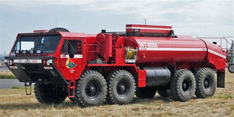 Four Axle Former Military Hemtt Vehicle Used As Fire Truck Wildfire Today