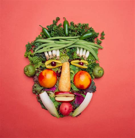 Vegetable Face Healthy Soul
