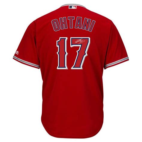 Shohei Ohtani Signed Los Angeles Angels Jersey Steiner Hologram And Mlb