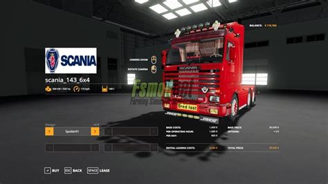 Fs19 Scania 143 6x4 Swedish Edit V10 Farming Simulator Mod Center