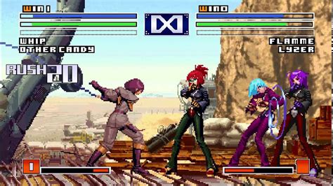 Whip And Other Candy Vs Flamme And Lyzer Mugen Kof Youtube