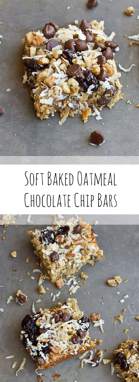 Relevance popular quick & easy. Soft Baked Oatmeal Chocolate Chip Bars | Recipe | Oatmeal ...