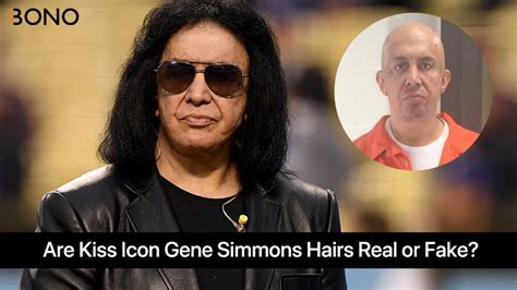 Are Kiss Icon Gene Simmons Hairs Real Or Fake