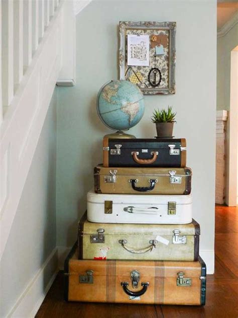 30 Fabulous Diy Decorating Ideas With Repurposed Old Suitcases