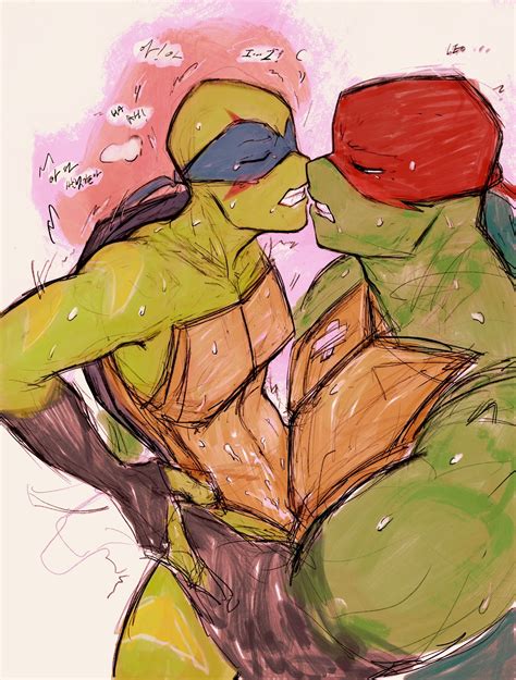 Rule 34 Gay Gay Domination Gay Sex Gloves Incest Kissing Leo Leonardo Leonardo Tmnt Nsfw