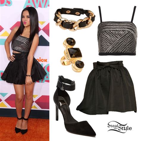 becky g sequin bralet ankle strap pumps steal her style
