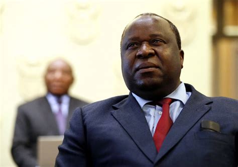 Much to our entertainment, we have the former governor of the south african reserve bank and current minister of finance of south africa; EDITORIAL: It's time for the ANC to take Tito Mboweni ...