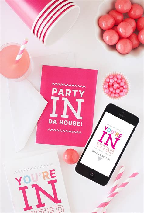 DIGITAL PARTY INVITE CARDS Best Friends For Frosting