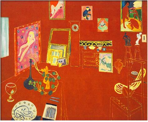 Henri Matisse Crveni Studio Ulje Na Platnu Matisse Paintings