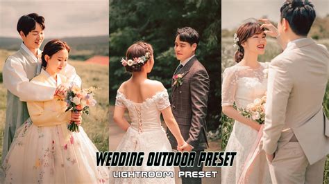The black & white preset collection is designed to take your wedding photography to the next level. Outdoor Wedding Preset | Lightroom Mobile Preset ...