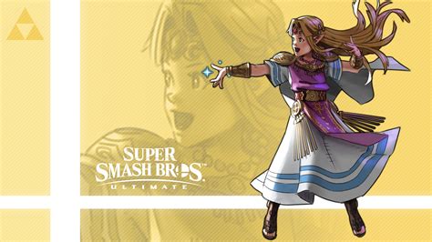 Zelda In Super Smash Bros Ultimate By Callum Nakajima