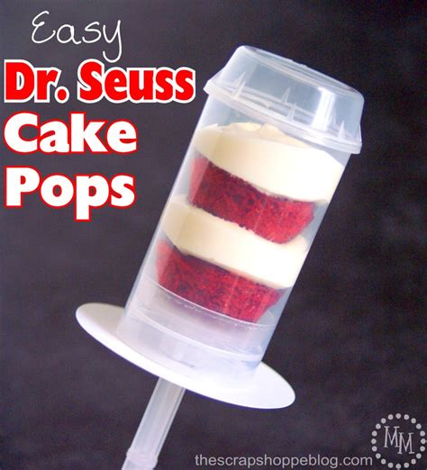 Easy Dr Seuss Cake Pops The Scrap Shoppe