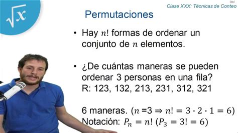 Clase 30 Psu Matemáticas 2015 Técnicas De Conteo Youtube