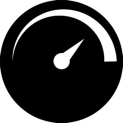 Speedometer Simple Symbol Icons Free Download
