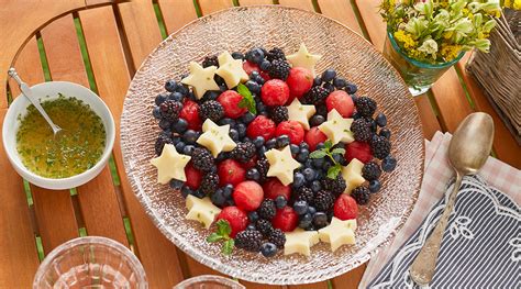 Red White And Blue Fruit Salad Recipe Wisconsin Cheese