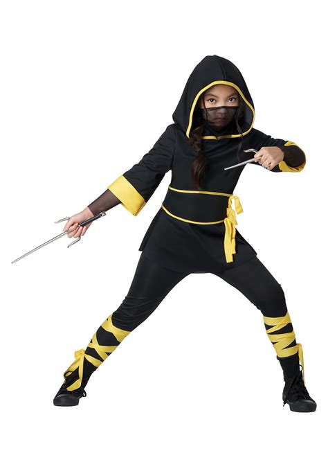 Halloween Black Ninja Costume For Kids Japanese Traditional Costume
